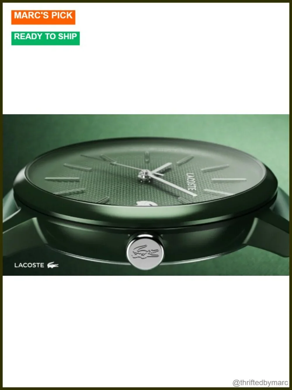 Men's Quartz Wrist Watch with Aluminum Case and Silicone Strap